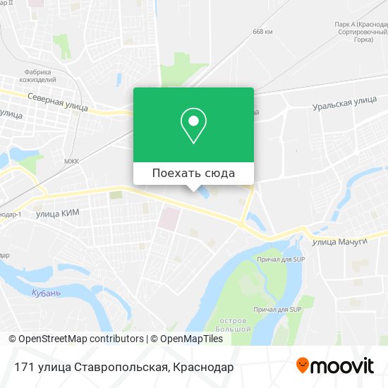 Карта 171 улица Ставропольская