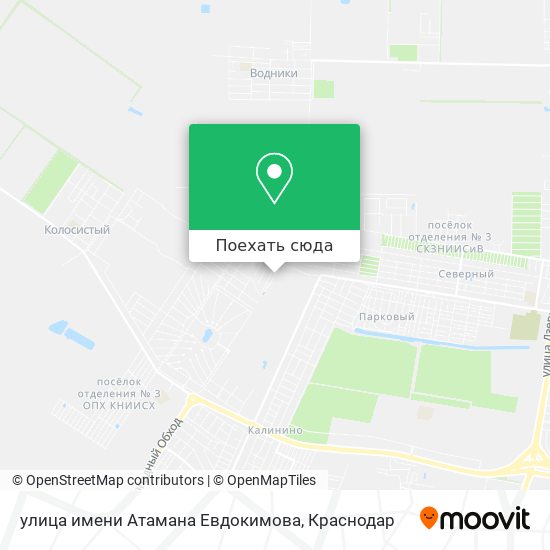 Карта улица имени Атамана Евдокимова