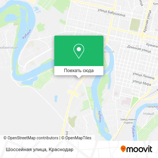 Карта Шоссейная улица