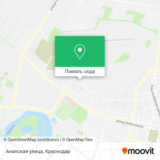Карта Анапская улица