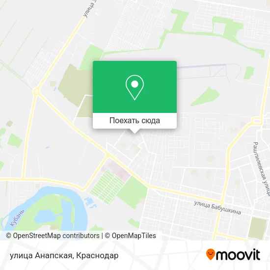 Карта улица Анапская