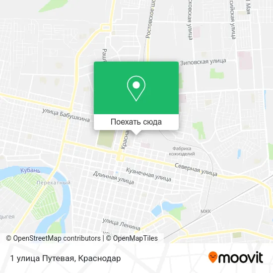 Карта 1 улица Путевая