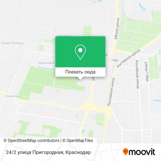 Карта 24/2 улица Пригородная