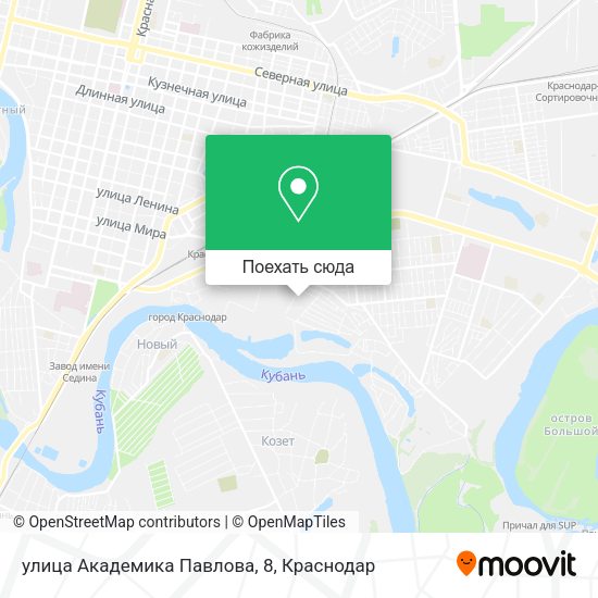Карта улица Академика Павлова, 8