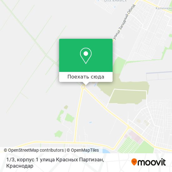 Карта 1 / 3, корпус 1 улица Красных Партизан