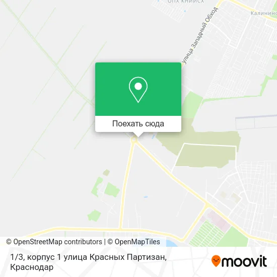 Карта 1 / 3, корпус 1 улица Красных Партизан