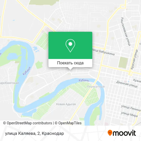 Карта улица Каляева, 2
