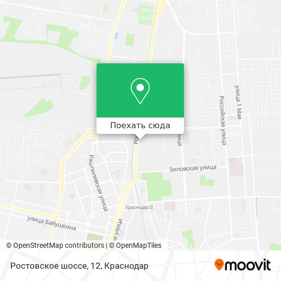 Карта Ростовское шоссе, 12