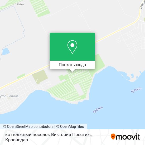 Карта коттеджный посёлок Виктория Престиж