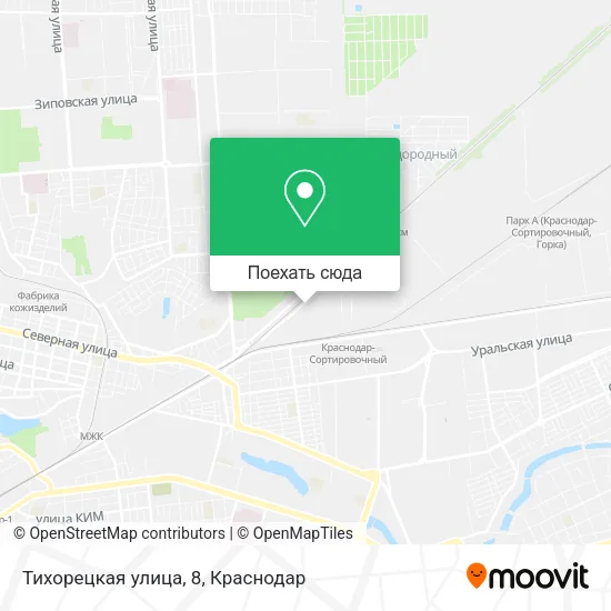 Карта Тихорецкая улица, 8