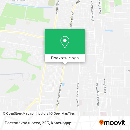 Карта Ростовское шоссе, 22Б