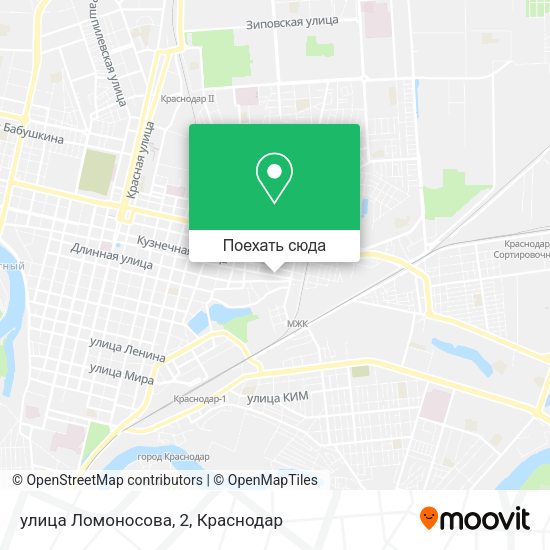 Карта улица Ломоносова, 2