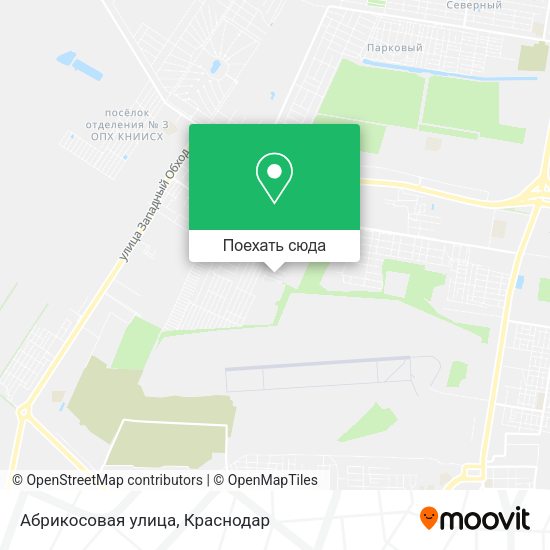 Карта Абрикосовая улица