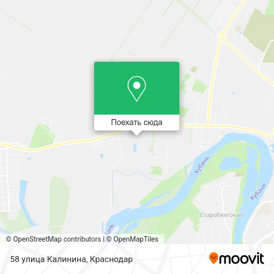 Карта 58 улица Калинина