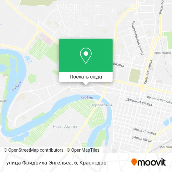 Карта улица Фридриха Энгельса, 6