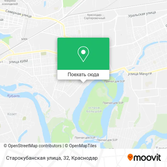 Карта Старокубанская улица, 32