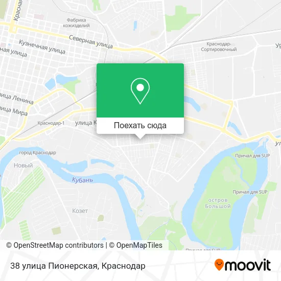 Карта 38 улица Пионерская