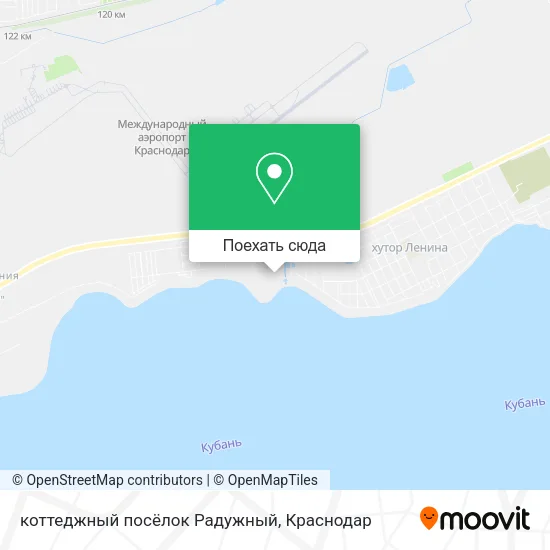 Карта коттеджный посёлок Радужный