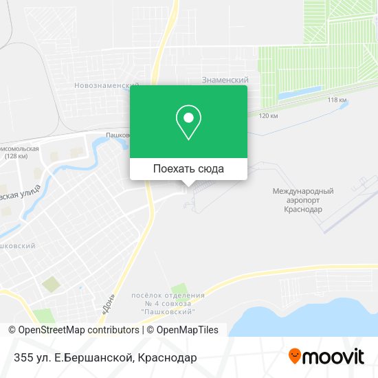 Карта 355 ул. Е.Бершанской