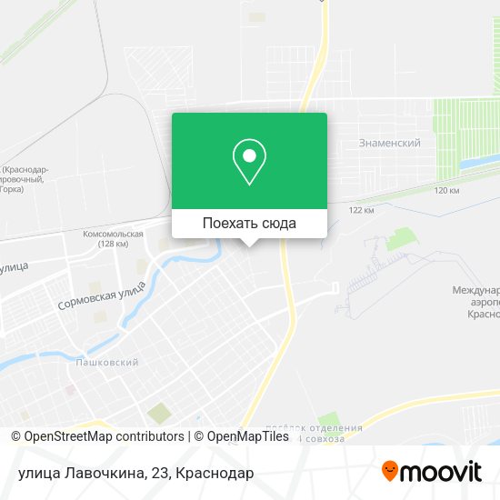 Карта улица Лавочкина, 23