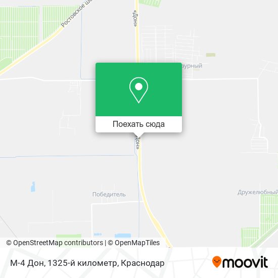 Карта М-4 Дон, 1325-й километр