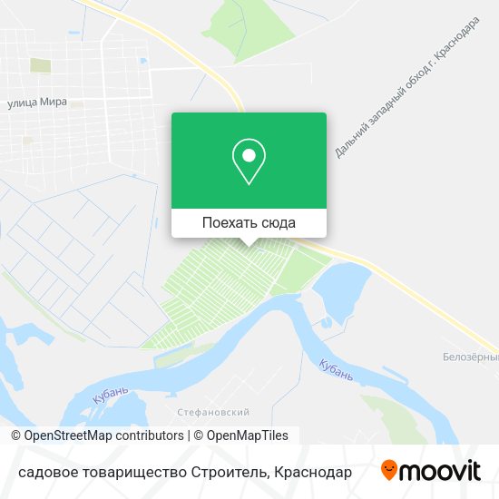 Карта садовое товарищество Строитель