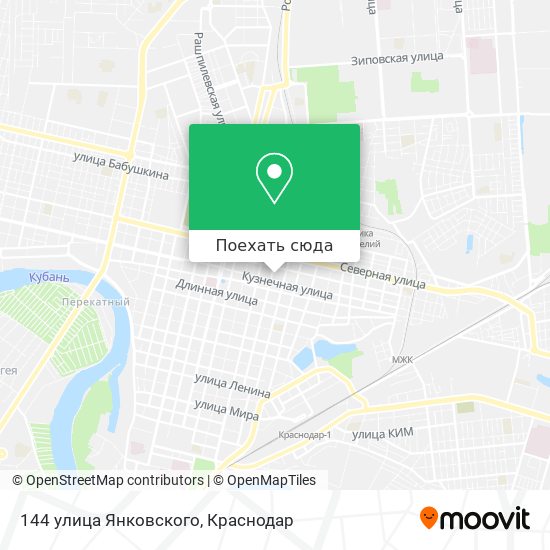Карта 144 улица Янковского
