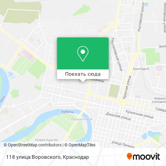 Карта 118 улица Воровского