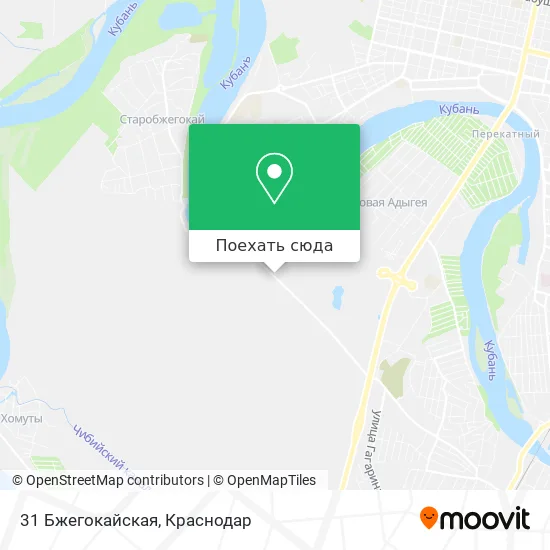 Карта 31 Бжегокайская