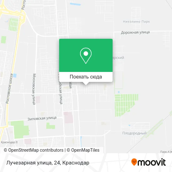 Карта Лучезарная улица, 24