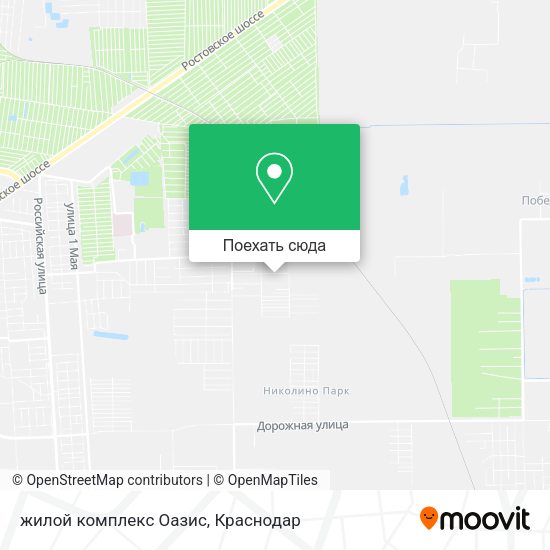 Карта жилой комплекс Оазис