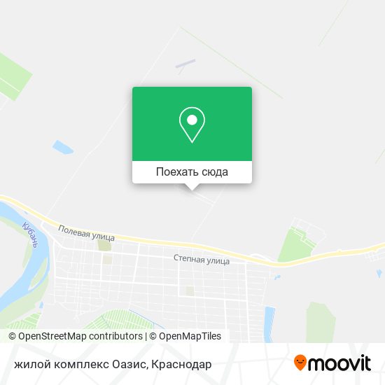 Карта жилой комплекс Оазис