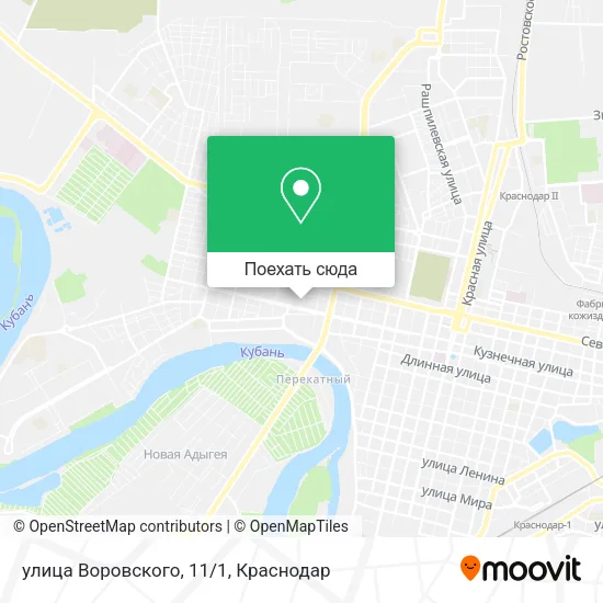 Карта улица Воровского, 11/1