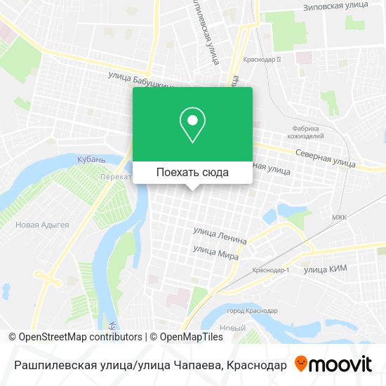 Карта Рашпилевская улица / улица Чапаева
