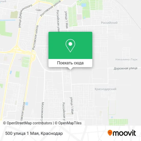Карта 500 улица 1 Мая