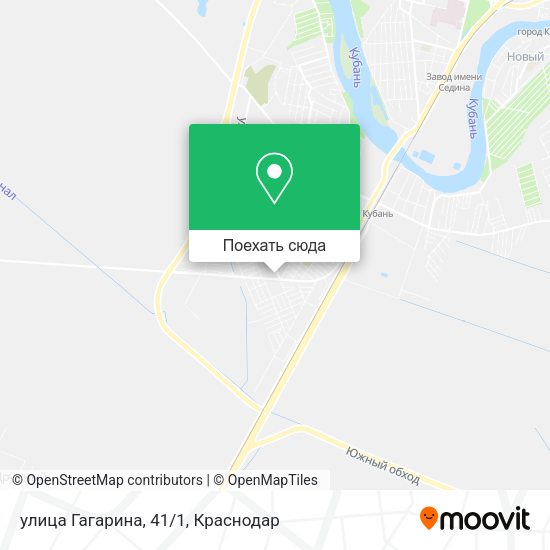 Карта улица Гагарина, 41/1