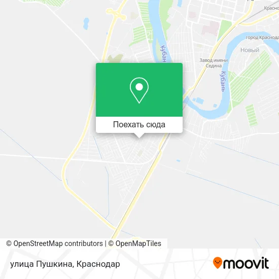 Карта улица Пушкина