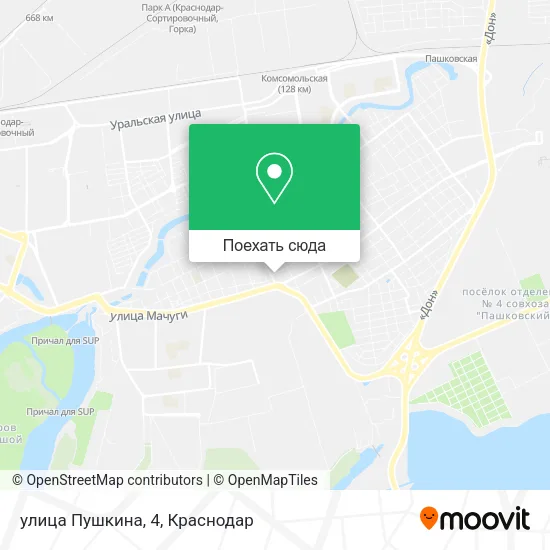 Карта улица Пушкина, 4