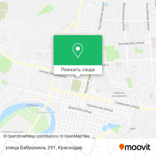 Карта улица Бабушкина, 291