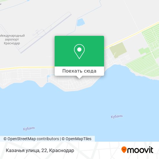 Карта Казачья улица, 22