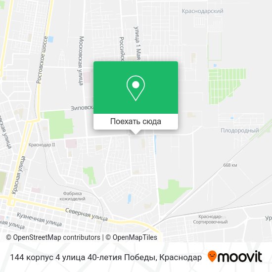 Карта 144 корпус 4 улица 40-летия Победы