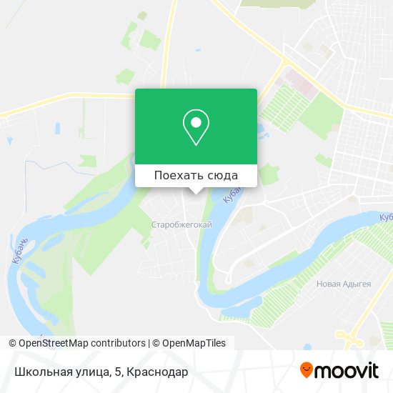 Карта Школьная улица, 5
