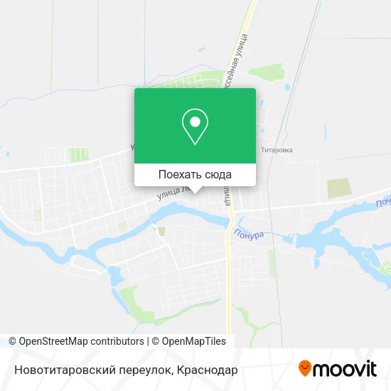 Карта Новотитаровский переулок