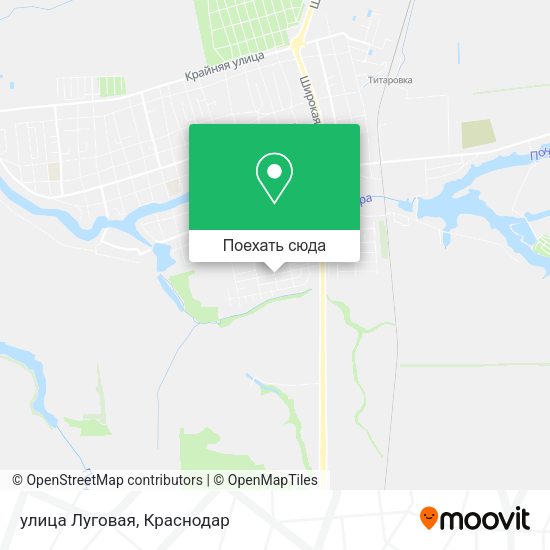 Карта улица Луговая