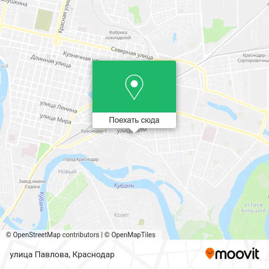 Карта улица Павлова