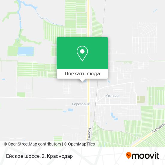 Карта Ейское шоссе, 2
