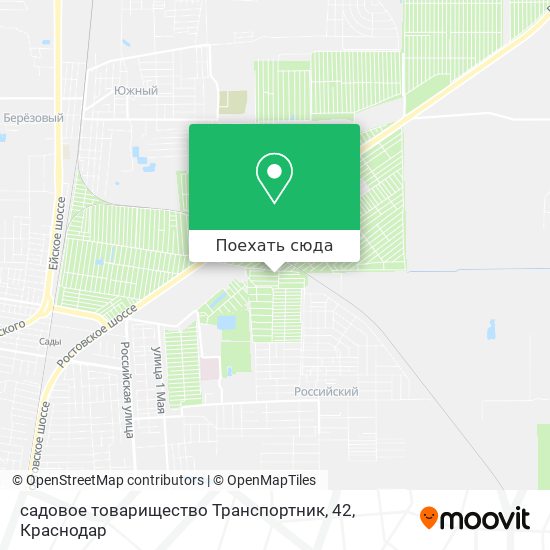Карта садовое товарищество Транспортник, 42