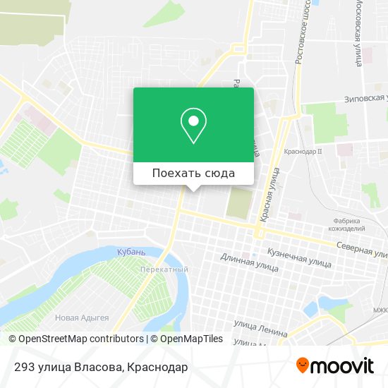 Карта 293 улица Власова