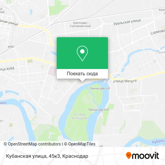 Карта Кубанская улица, 45к3