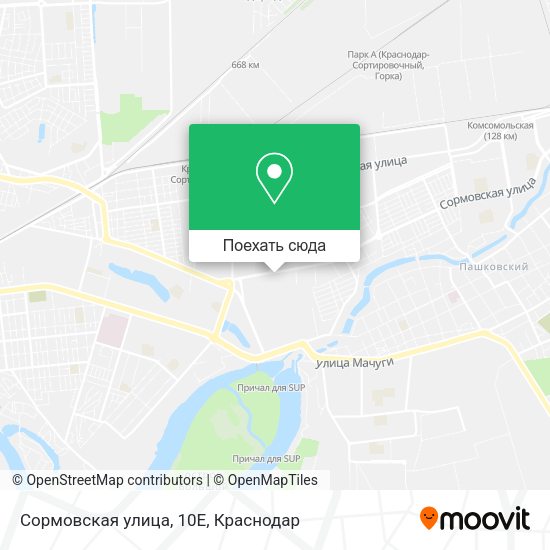 Карта Сормовская улица, 10Е